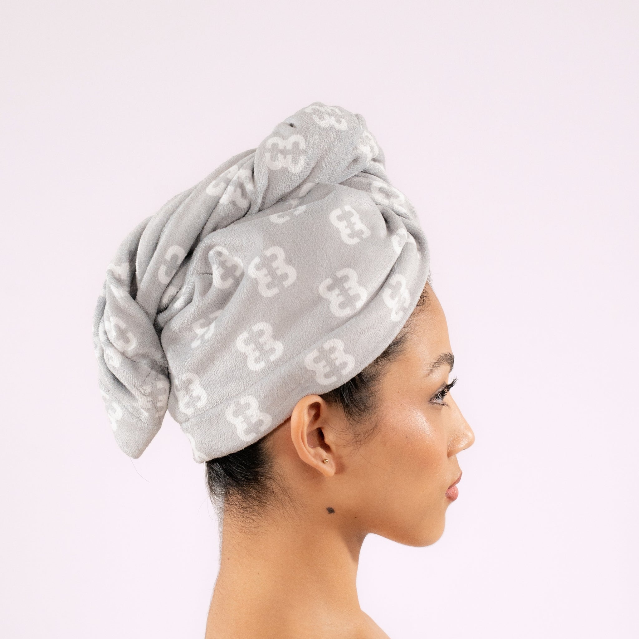 Netic Hair Towel wraps (Dove Grey)