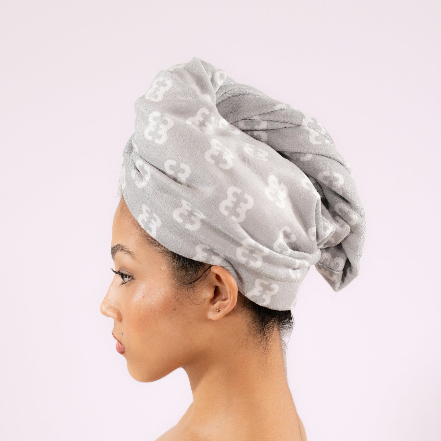 Netic Hair Towel wraps (Dove Grey)