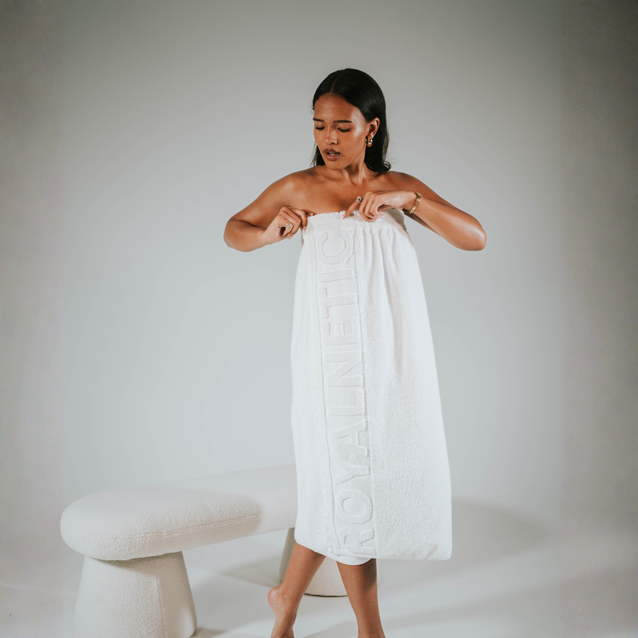 WOMEN'S NETIC BATH TOWEL