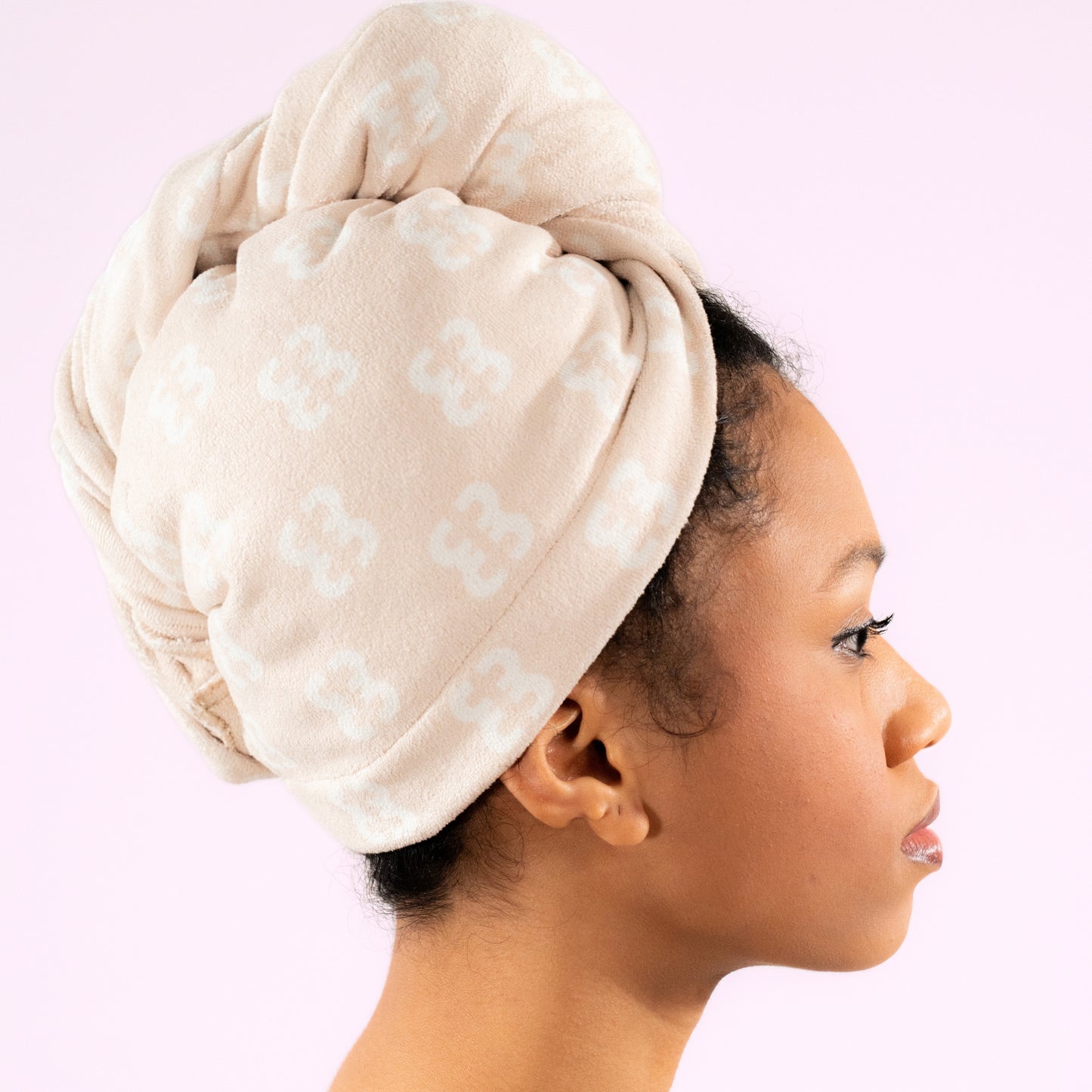 Netic Hair Towel wraps (Caramel Cream)
