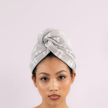 Netic Hair Towel wraps (Dove Grey)