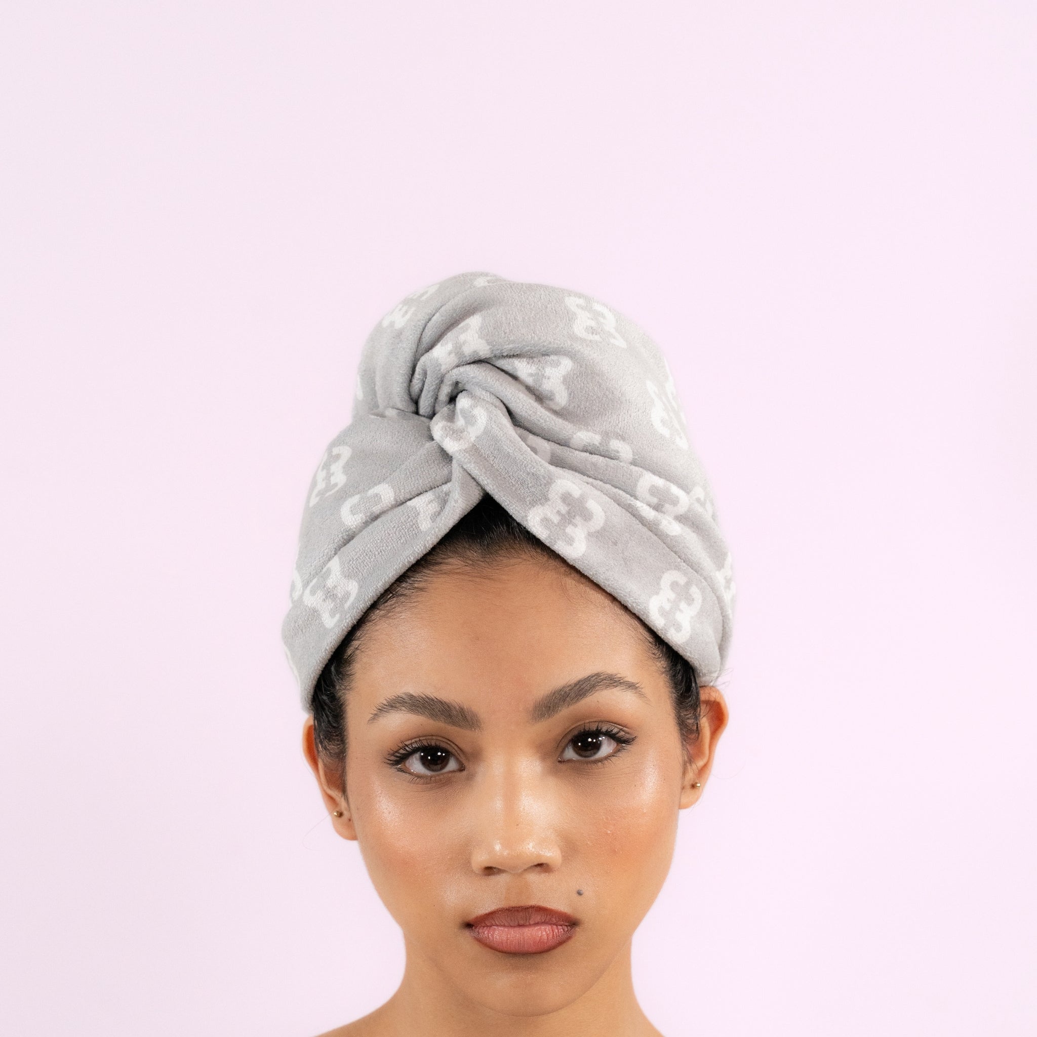 Netic Hair Towel wraps (Dove Grey)